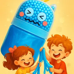 Kalra Magic Non Toxic Clear Crystal Slime Soft Jelly Clay Putty Mud Stress Relief Toy image 2