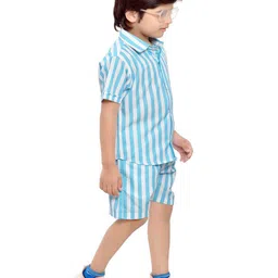 BAESD Boys Printed Shirt with Shorts image 3
