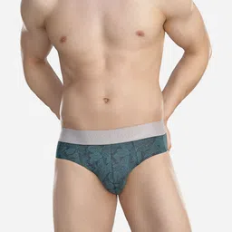 VStar Printed Anti Bacterial Hipster Brief CB 08-TEAL image 1