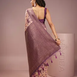 MIMOSA Woven Design Zari Banarasi Saree image 3