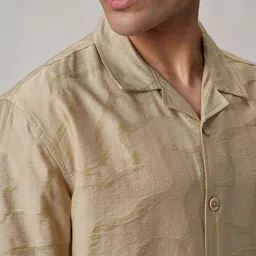 Banana Club Men Self Pattern Shirt image 3