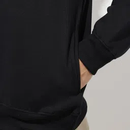 The Roadster Life Co. Relaxed Fit Typography Printed Drop Shoulder Sleeves Sweatshirt image 3