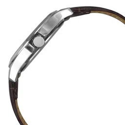 Helix Men Brass Printed Dial & Leather Straps Analogue Watch TW055HG04 image 5