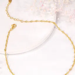 GIVA Gold-Plated Anklet-image-45
