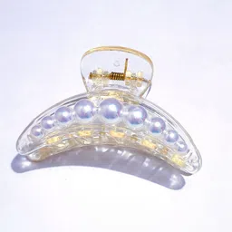 BEAUTY GIRLS Women Set of 2 Rectangular and Half Moon Shape Claw Clip image 3