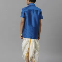 Ramraj Boys Shirt with Dhoti Pants image 5