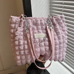 CORSICA Women Textured Structured Leather Shoulder Bag image 2