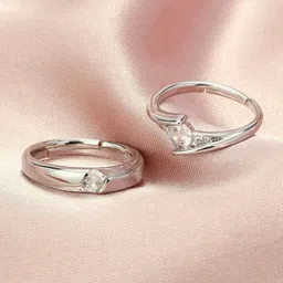SALTY Pack of 2 Women Crystal Bliss Delicate Ring-picture-21