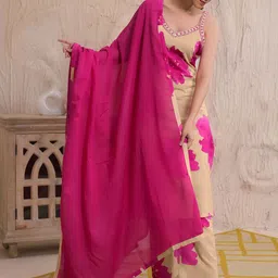 SKYLEE Women Floral Printed Kurta with Trousers & Dupatta image 2