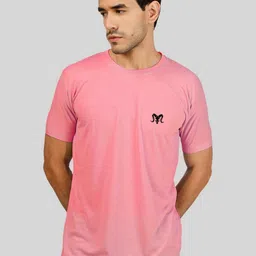 Greylongg Men Solid Round Neck T-shirt-image-24