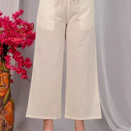 Aramya Women Solid Straight Fit Palazzos-image-50