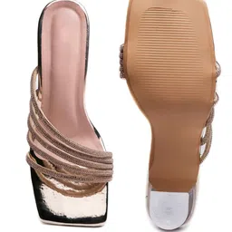 BAESD Embellished Party Stiletto Mules image 4