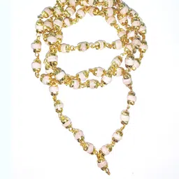Divine souvenirs Unisex Minimal Tulsi Kanthi Mala-picture-12