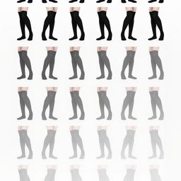 MUKHAKSH Black Cotton Socks-picture-0