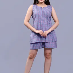 NUNCHII Women Printed Night suit image 5