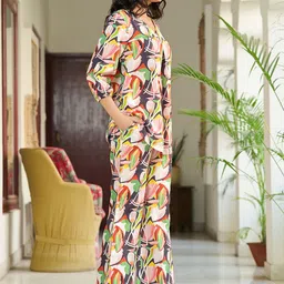 CORSICA Printed Shirt & Trousers Co-Ord Set image 4