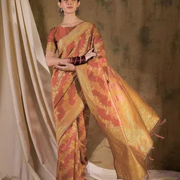 Suha Woven Design Zari Art Silk Banarasi Saree-picture-14