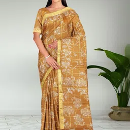 The Chennai Silks Floral Pure Cotton Handloom Saree-image-52