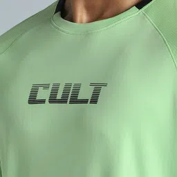 CULT Men Brand Logo Printed Moisture Wicking T-shirt image 4
