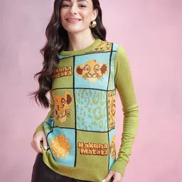 DressBerry Lion King Printed Pullover image 2
