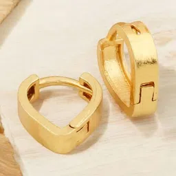 SHREE KRISHNA SHOPPING Unisex Gold-Plated Brass Earrings-picture-15