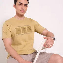 7 Alt by Pantaloons Men Typography Applique T-shirt image 3