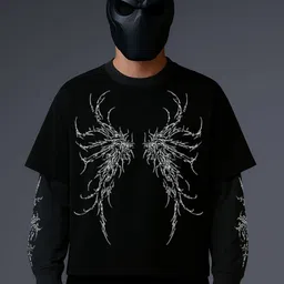 Hauntrex Unisex Graphic Printed Round Neck Cotton Oversized T-shirt-picture-34