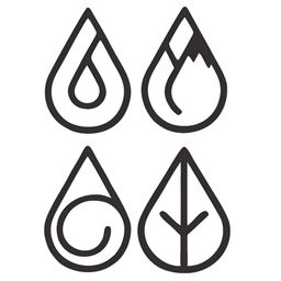 CVANU 4Pcs Black Printed Wooden Wall Hangings-picture-8