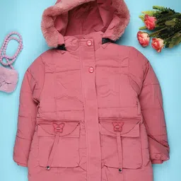 V-Mart Girls Floral Puffer Jacket-image-25