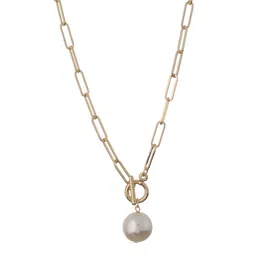 Priyaasi Gold-Plated Pearls Studded Necklace image 2