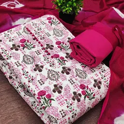 Peachmode Printed Pure Cotton Unstitched Dress Material-picture-21