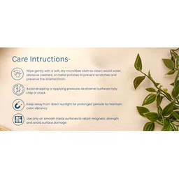 Ritualistic Blue & Green 3 Pieces Slice Of Life Printed Decorative Fridge Magnets image 3