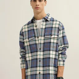 GANT Men Tartan Checks Opaque Checked Casual Shirt-picture-14