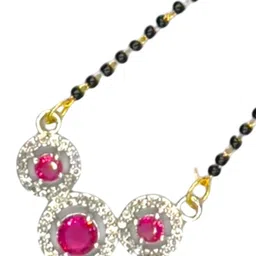 AKLINA Artificial Stones and Beads Mangalsutra image 3