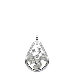 VALANOVA 14K White Gold 0.21 Ct Lab Grown Diamond Pendant-image-80