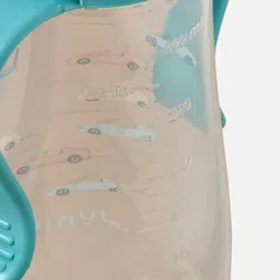 Juniors by Babyshop Transparent & Blue Printed Feeding Bottle With Easy Grasp Handles image 4