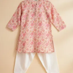 Peekaaboo Kids Boys Embroidered Mirror Work Kurta with Salwar image 4