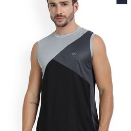 FTX Pack Of 2 Colourblocked Round Neck Gym Vests 709-10_709-12-S-picture-49