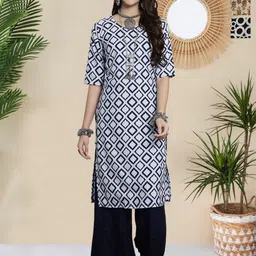 HERE&NOW Pack Of 3 Ethnic Motifs Printed Straight Kurtas image 1