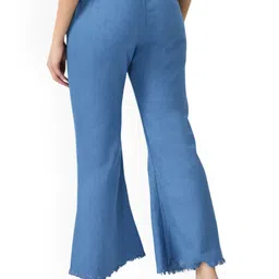 Ira Collections Women Comfort Bootcut Mid-Rise Stretchable Cropped Jeans image 2