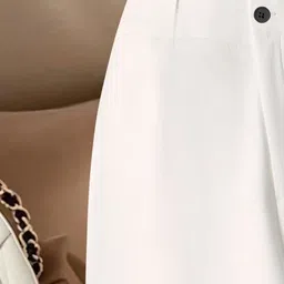 KERI PERRY New Basics High-Rise Relaxed Fit Formal Trousers image 2