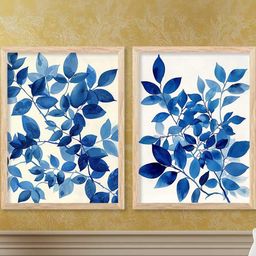 WALLLANE Brown Wood Wall Art-picture-44