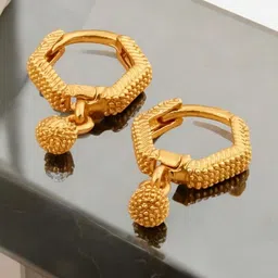 SHREE KRISHNA SHOPPING Gold-Plated Brass Earrings-picture-36