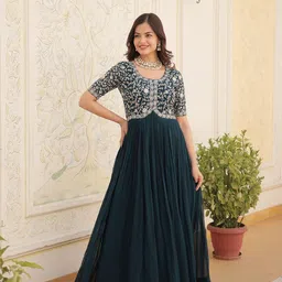 FVD Embroidered Maxi Ethnic Dress-picture-24