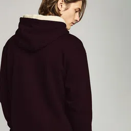 MaverIQ Men Printed Hooded Sweatshirt image 4