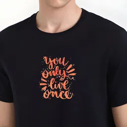 SZN Men Typography Printed Round Neck T-shirt image 3