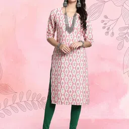 Ethnic basket Women Pack Of 2 Multicoloured Crepe Kurtas image 5