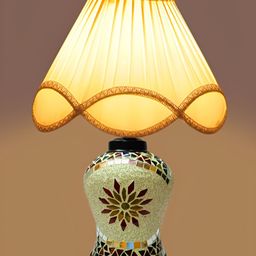 Aura White Glass Frustum Shaped Table Lamp-picture-44