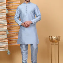 KRAFT INDIA LUXE Men Regular Kurta with Churidar image 5