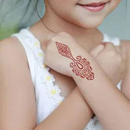 VOORKOMS Creative Mehndi Stencil Design Templates with Hand Drawn Style image 3